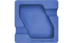 Cendrier Les Fines Lames Dyad Bleu photo 2
