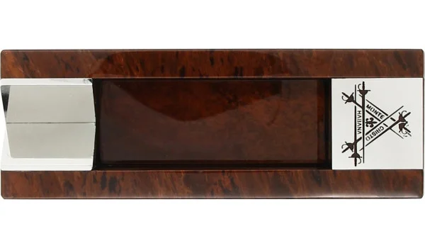Cendrier Montecristo en pierre d’obsidienne