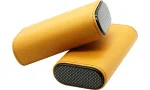 Étui à cigares en cuir jaune / carbone photo 7