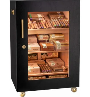 Armoire à cigares Adorini Caddy noire