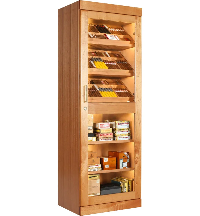 Adorini Roma - Armoire à cigares en cèdre avec humidificateur électronique