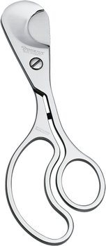 Donatus Big Cut polished stainless steel cigar scissors