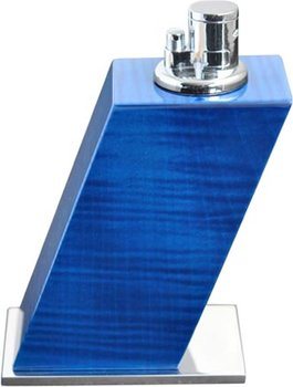 Elie Bleu Briquet de table sycomore bleu teint