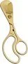 Donatus Big Cut cigar scissor gold-plated